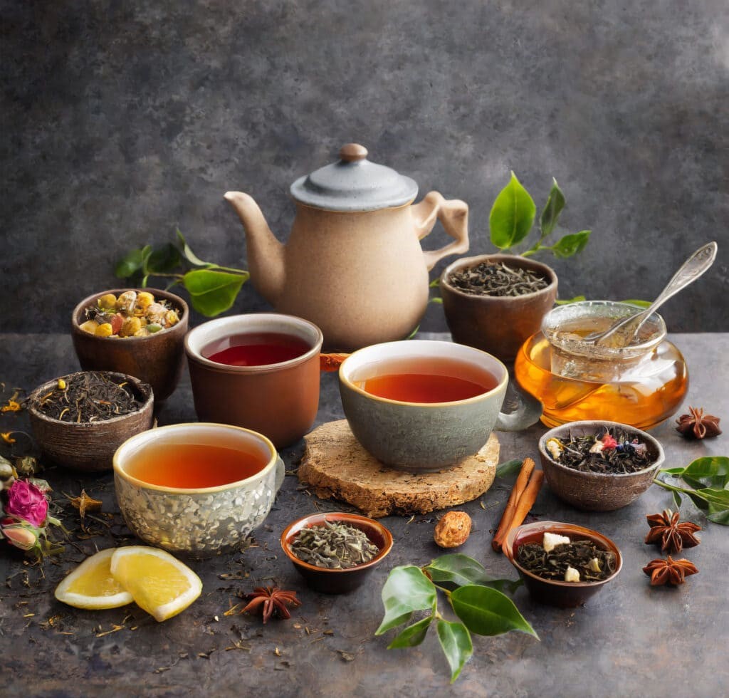 Herbal teas for weight lose