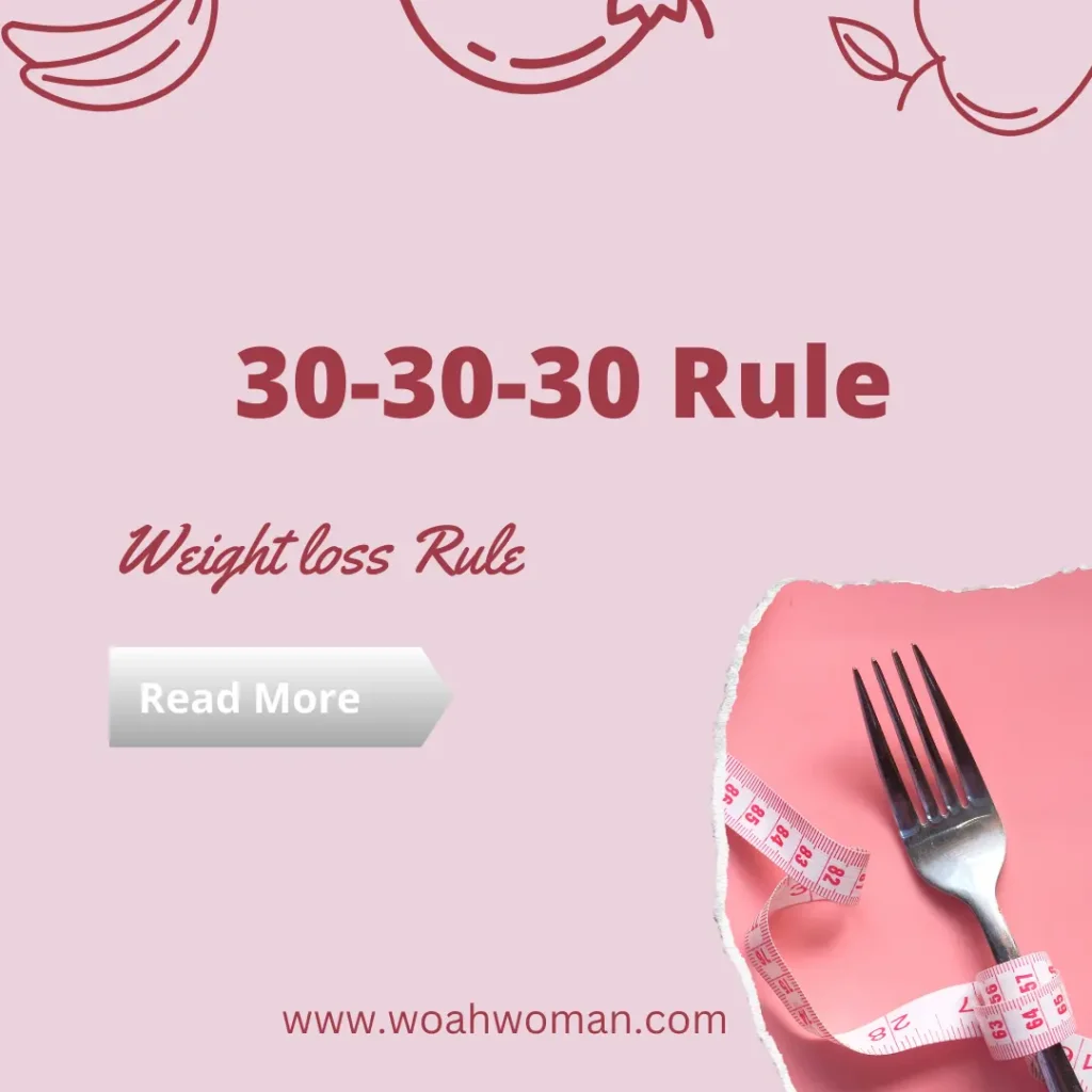 30-30-30 rule for weight losing