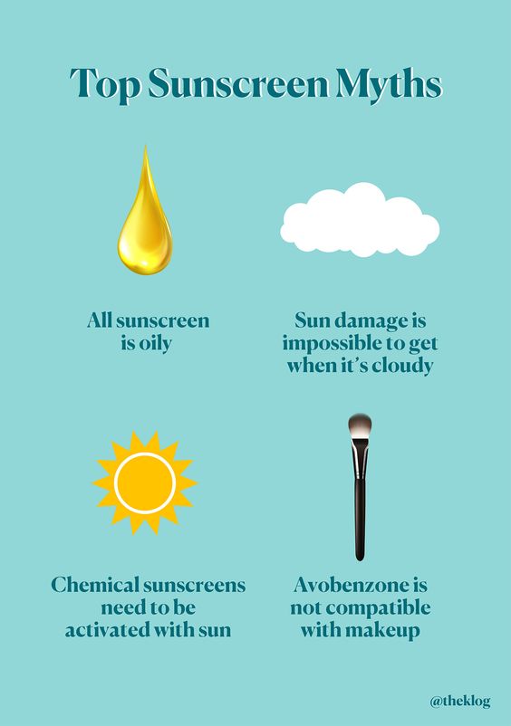 Sunscreen myths