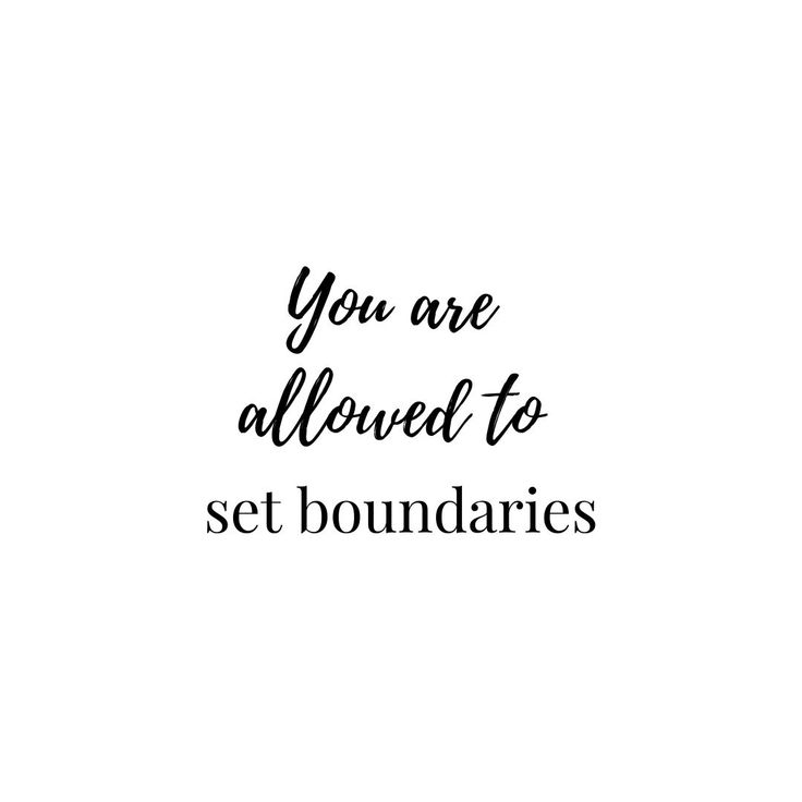 Setting boundaries - Woah Woman