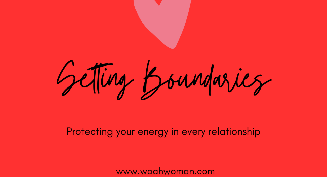 Setting boundaries in relationships