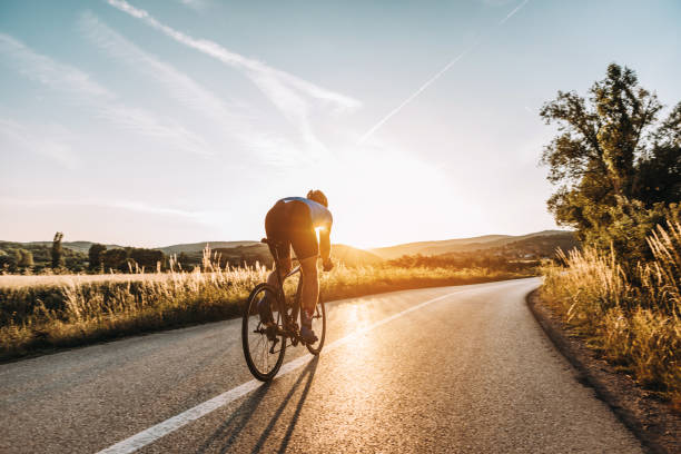 Cyclist as an outdoor activity